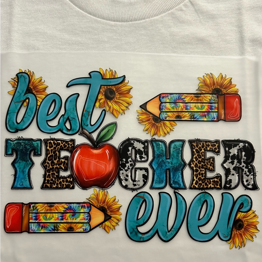 TEACHER Graphic T-Shirt.  CUSOM MADE to ORDER SIZES small - 3X